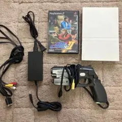 ps2本体　ホワイトSCPH-70000(オマケ　ガンコン)