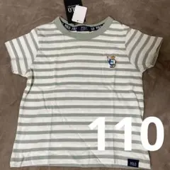 POLO 半袖 Tシャツ ボーダー ベア刺繍のサムネイル
