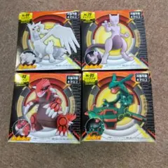 モンコレ フィギュア 4体セット レシラム ミュウツー グラードン レックウザ