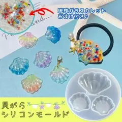 貝がら　シリコンモールド　海　夏　レジン　ハンドメイド
