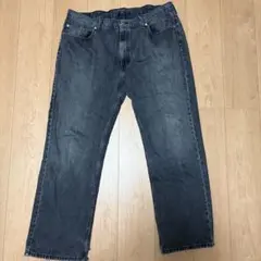 Levi's リーバイス ブラックデニム ストレートパンツ