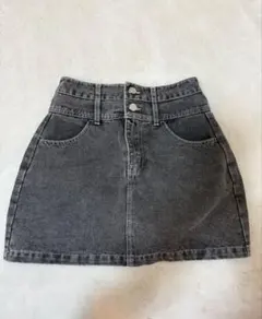 OLIVE des OLIVE グレー タイトミニスカート Fのサムネイル