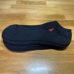 h10]POLO RALPH LAUREN ソックス ブラック 3足セット