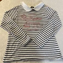 Mezzo Piano ストライプ 長袖カットソー M 150