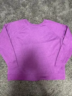 無地スウェット パープル XL 古着