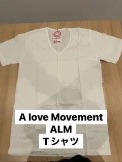 A LOVE MOVEMENT ALM コットン Tシャツ 白