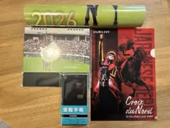 JRA 2026年 競馬 カレンダー2点 ・手帳・クリアファイル