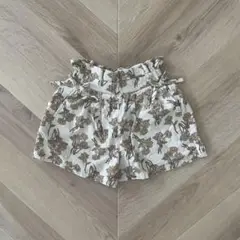 teteateteテータテート 花柄コーデュロイショートパンツ 100cm