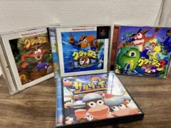 PlayStation1ソフトクラッシュバンディクー123 サルゲッチュー