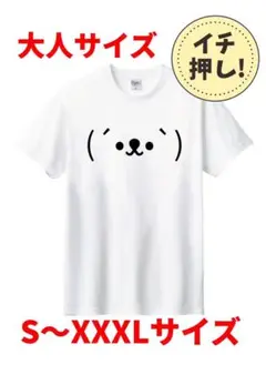 おもしろTシャツ　新品未使用　文字Tシャツ　プレゼント　ネタ　顔文字