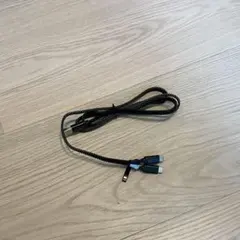 ファスナー式充電専用ケーブル USB Type-C 2ポートタイプ 1.0m