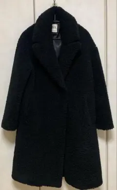 最終価格‼️☆ZARA /ザラ☆フェイクボアコート　テディベア　肉厚　Mサイズ　黒