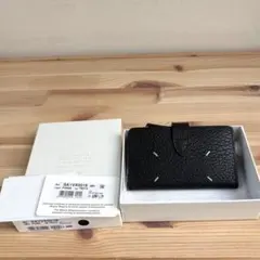 極美　Maison Margiela SA1VX0019 二つ折り財布　ブラック