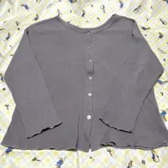 searoomlynn NPL HMシェルケーブルflowerカーディガン　新品 Hand made Wool Flowerカーディガン