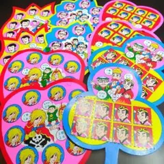 激レア　昭和レトロ　駄菓子屋くじ景品　野球アイドル似顔絵カード 激レア 昭和レトロ 駄菓子屋くじ景品 野球アイドル似顔絵カード
