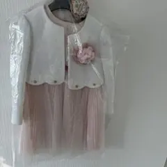 フォーマルドレス ワンピース ホワイト・ピンク