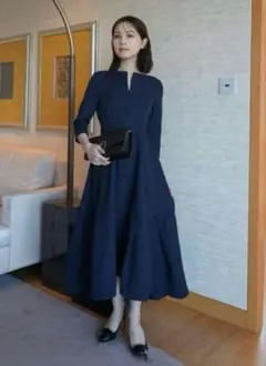 【新品】laubeblanc Keyneck Jacquard Dress