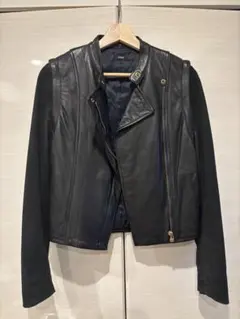 NINE レザージャケット 牛革 ラム