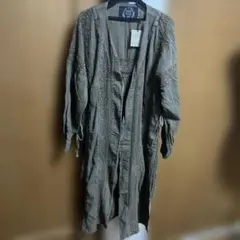 未使用　natural vintage goa ロング　カーディガン　コットン