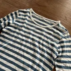 FITH ボーダー 長袖Tシャツ　七部袖