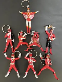 スーパー戦隊 オールレッド ビッグ フィギュア キーホルダー フィギュア