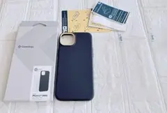 ⭐︎iPhone ケース ブラック 保護フィルム２枚