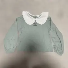 JENNI love ミントグリーン襟付き長袖カットソー 140cm