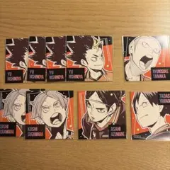 ハイキュー スクエア ステッカー コレクション 烏野