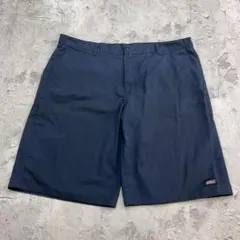 GENUINE　Dickies　ハーフパンツ　ワークパンツ　古着　紺色　W42
