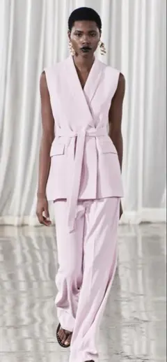 ZW COLLECTION ペールピンク ベスト