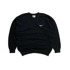 Nike 90s ブラック スウェット トレーナー y2k 短丈