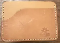 DAYSART ベージュレザー カードケース