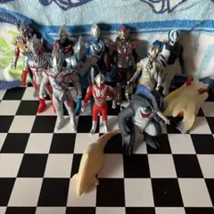 ウルトラマン、ウルトラ怪獣ソフビ まとめ売り