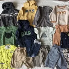15点まとめ売り男の子110 ZARA ユニクロ　GAP 保育園通園着替え