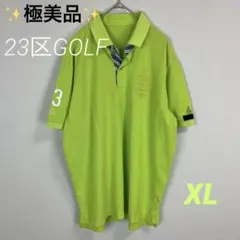 極美品⭐︎ 23区 Vingt-Trois ゴルフウェア ポロシャツ XLのサムネイル