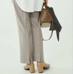 グリーンレーベルリラクシング　グランチェック　パンツ