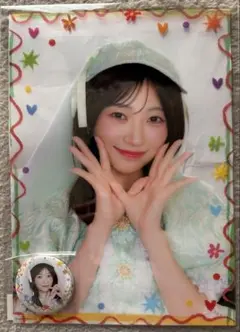 CUTIE STREET＊板倉可奈 すきくじ クリアポスターと缶バッジ