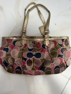 COACH シグネチャー トートバッグ マルチカラー