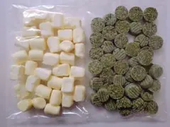 アウトレット　チョコマシュマロ　黒ゴマチョコ（抹茶）お菓子　工場直売　スイーツ