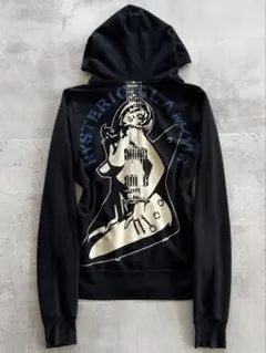 HYSTERIC GLAMOUR GUITAR GIRL ZIP HOODIE