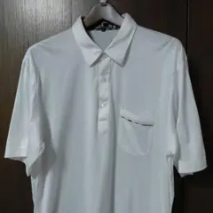 DAKSホワイト シャツ 胸ポケット付き