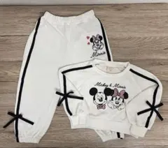 micorrid ミッキー&ミニー スウェット トップス パンツ セット 100