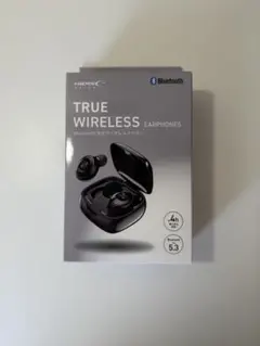 新品未使用　TRUE WIRELESS EARPHONES black