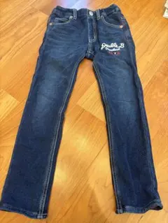 DOUBLE.B ダークブルー ストレートパンツ