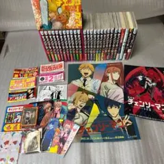 チェンソーマン 1-21 全巻　初版　帯付き　小説　未開封多数　おまけ付 未開封 初版 特典付き チェンソーマン 1〜21巻 全巻 帯付き