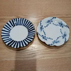 【新品未使用】砥部焼 丸皿3枚、角皿3枚のセット 3寸 | 砥部焼 梅山窯