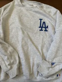 MLB ロサンゼルス・ドジャース スウェットシャツ XL グレー