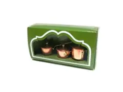 【bodo hennig】お鍋・ミルクパン3点セット（銅色）