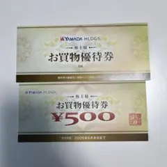 ヤマダ電機　お買い物優待券5,000円分（500円×10枚）