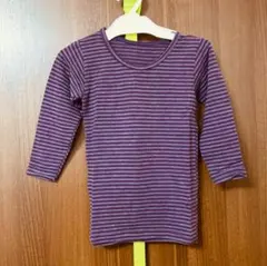Hotcott ヒートテック　パープル系　九分袖　110